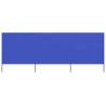 3-panel Wind Screen Fabric 400x160 cm Azure Blue Colour blue Size 400 x 160 cm Quantity in Package 1 