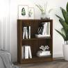 Bookshelf Brown Oak 60x24x76 cm Engineered Wood Colour brown oak Quantity in Package 1 Height 76 cm Width 60 cm 