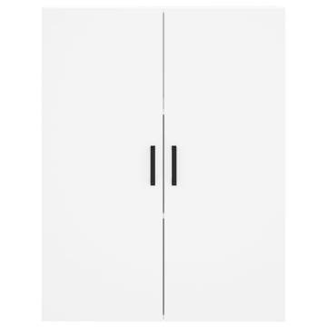 Stylish Highboard White 69.5x34x180 cm - HipoMarket