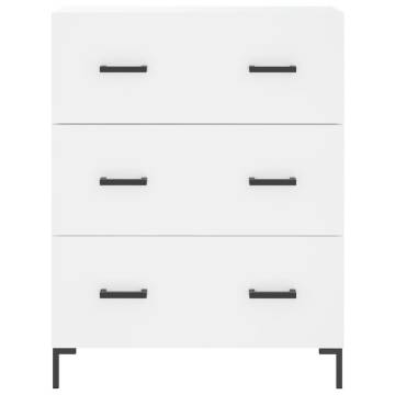 Stylish Highboard White 69.5x34x180 cm - HipoMarket