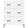 Stylish Highboard White 69.5x34x180 cm - HipoMarket