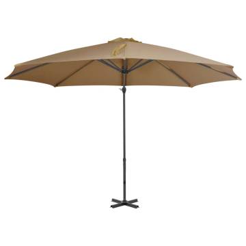 Cantilever Umbrella with Aluminium Pole Taupe 300 cm | HipoMarket