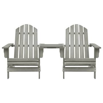 Garden Adirondack Chair - Solid Fir Wood Grey | Hipo Market