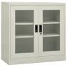 Office Cabinet Light Grey 90x40x90 cm Steel Colour light grey Size 90 x 40 x 90 cm Quantity in Package 1 Number of 