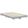 Bed Frame Concrete Grey 120x190 cm - Small Double for Comfort