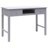 Writing Desk Grey 110x45x76 cm - Vintage Wooden Charm