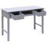 Writing Desk Grey 110x45x76 cm - Vintage Wooden Charm