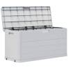 Garden Storage Box 280L - Light Grey | Hipomarket UK