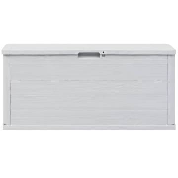 Garden Storage Box 280L - Light Grey | Hipomarket UK