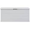 Garden Storage Box 280L - Light Grey | Hipomarket UK