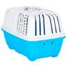 Durable White & Blue Pet Carrier - 55x36x36 cm | HipoMarket