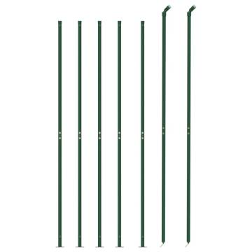 Wire Mesh Fence with Flange Green 2.2x10 m | HiPo Market