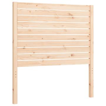 Single Solid Wood Bed Frame with Headboard - Quality & Style