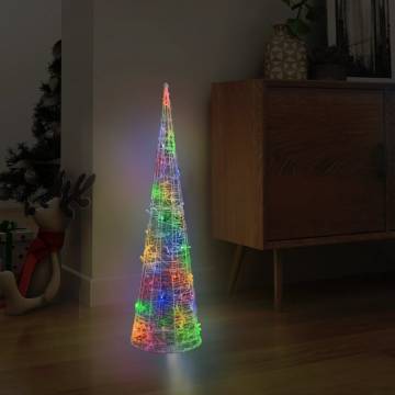 Acrylic Decorative Pyramid LED Light Cone - 90 cm | HipoMarket