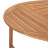 Garden Table 150x76 cm Solid Teak Wood | Hipomarket