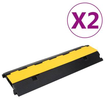 Cable Protector Ramps - 100 cm Rubber - 2 pcs | Hipomarket UK