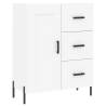 Stylish Highboard White 69.5x34x180 cm - Durable Design