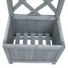 Trellis Planter 40x30x135 cm Solid Firwood - Hipomarket