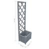 Trellis Planter 40x30x135 cm Solid Firwood - Hipomarket