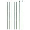 Wire Mesh Fence with Spike Anchors Green 2x10 m | HIPO Market