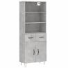 Highboard Concrete Grey - Stylish Storage Solution | Hipo Market