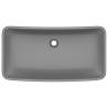 Luxury Rectangular Matt Dark Grey Sink | Hipomarket