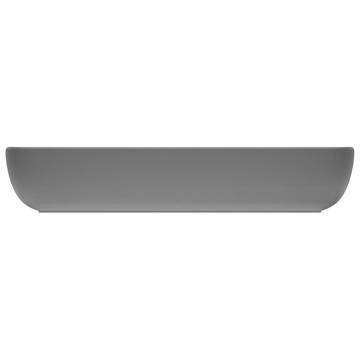 Luxury Rectangular Matt Dark Grey Sink | Hipomarket