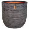 Capi Egg Planter Nature Rib 54x52 cm Anthracite KOFZ935 Colour anthracite Size 54 x 52 cm Quantity in Package 1 