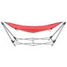 Red Hammock with Foldable Stand - Relax Anywhere | Hipo Market