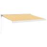 Retractable Awning Yellow & White 3x2.5m - Durable & Stylish