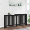 Radiator Cover Black 169x19x84 cm Solid Wood Pine Colour black Size 169 x 19 x 84 cm Quantity in Package 1 