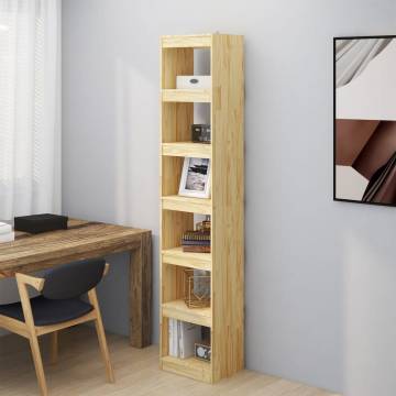 Stylish Solid Pinewood Book Cabinet & Room Divider - 199 cm