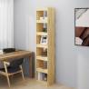 Book Cabinet/Room Divider 40x30x199 cm Solid Pinewood Colour natural Quantity in Package 1 Height 199 cm Width 40 cm 