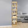 Stylish Solid Pinewood Book Cabinet & Room Divider - 199 cm