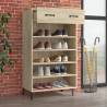 Shoe Cabinet Sonoma Oak - Stylish Storage Solution | HipoMarket