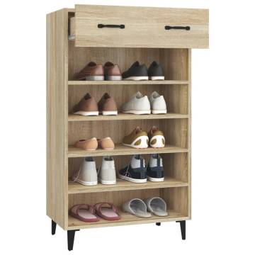 Shoe Cabinet Sonoma Oak - Stylish Storage Solution | HipoMarket