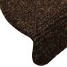 Self-Adhesive Brown Stair Mats - 10 Pcs | HipoMarket UK