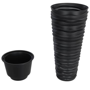 Stylish Anthracite Planter with Removable Inner - 18/45 L