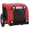 Pet Bike Trailer - Red & Black Oxford Fabric | HipoMarket