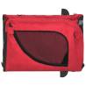 Pet Bike Trailer - Red & Black Oxford Fabric | HipoMarket