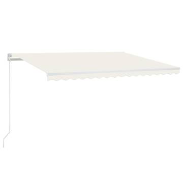 Manual Retractable Awning 400x350 cm Cream | HipoMarket