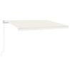 Manual Retractable Awning 400x350 cm Cream | HipoMarket