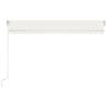 Manual Retractable Awning 400x350 cm Cream | HipoMarket