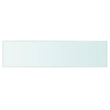 Clear Glass Shelf Panel 60x15 cm - Modern Display Solution