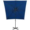 Cantilever Umbrella 250x250 cm Azure Blue – Quality Sunshade