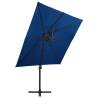 Cantilever Umbrella 250x250 cm Azure Blue – Quality Sunshade