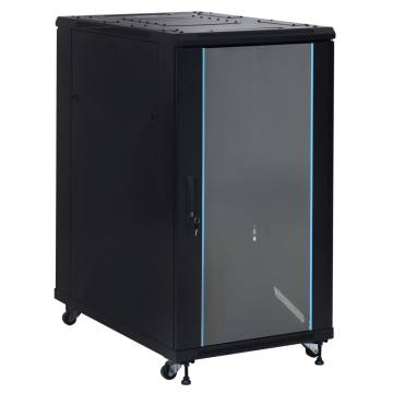 22U Network Cabinet with Swivel Feet - Durable & Secure