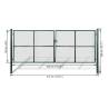 Durable Mesh Garden Gate 415x200 cm | Hipomarket UK