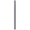 Durable Dark Grey Aluminium Fence Posts - 3 pcs - 185 cm