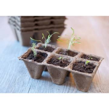 Nature Peat Pots 144 pcs - Eco-Friendly Seedling Pots